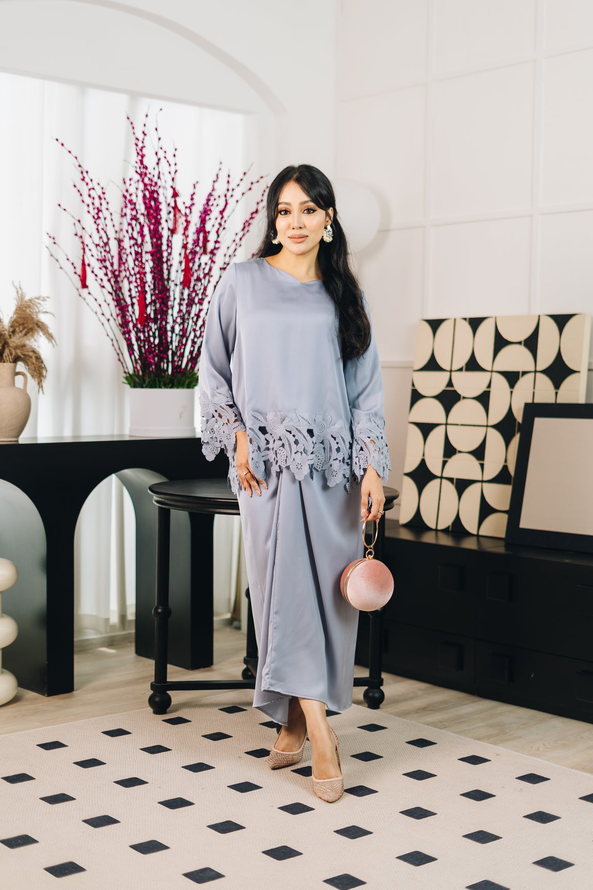 Eid25 - Rosetta Lacey Kurung Set