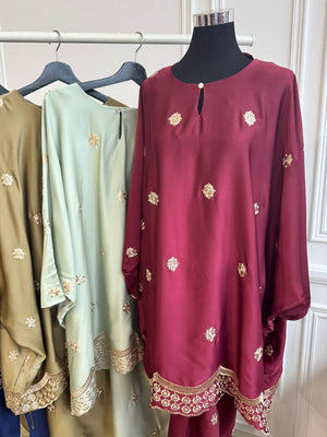 Eid25 - Estella Kurung Sulam Songket Set(Pre-Order, arrive on 16th March)