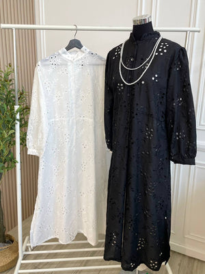 Ailani Eyelet Long Outerwear