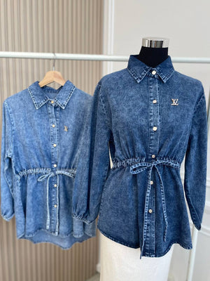 Cordelia Denim Blouse