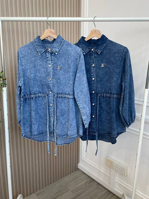 Cordelia Denim Blouse