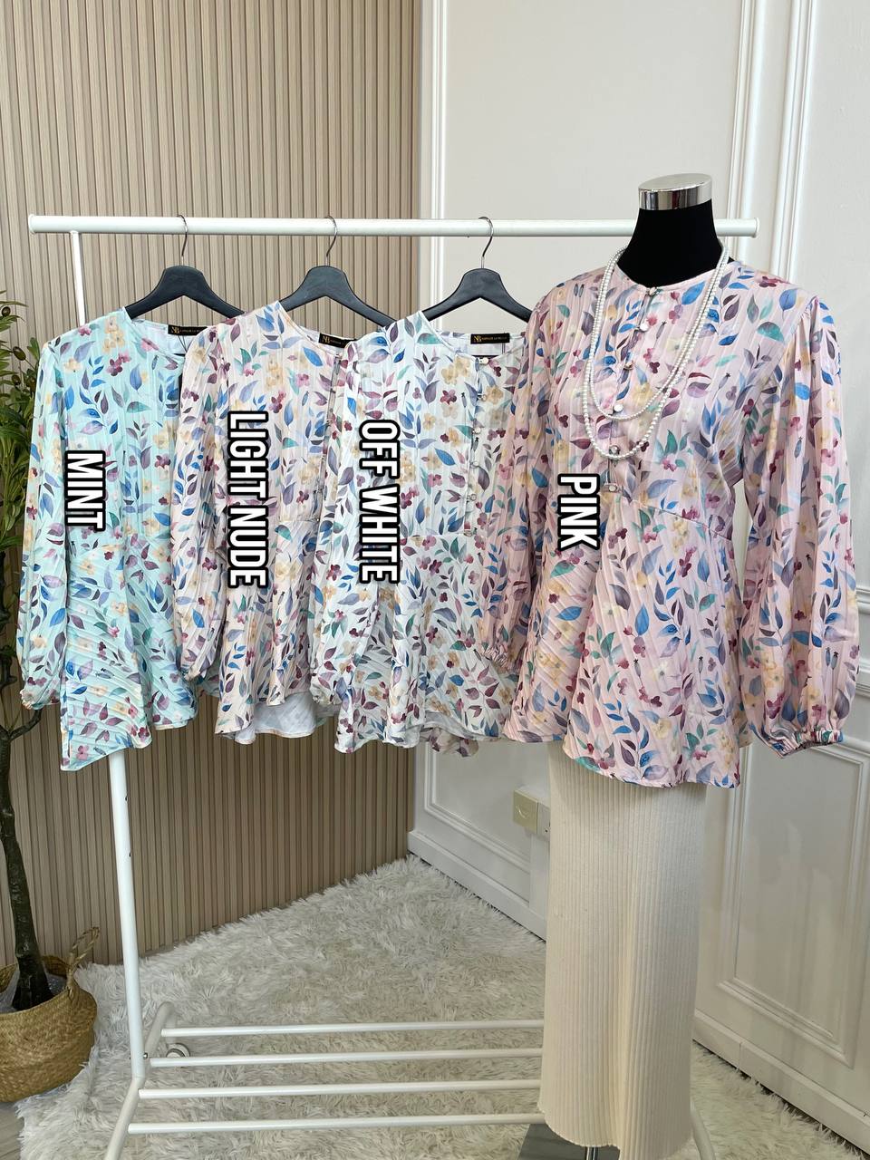 Quinn Peplum Floral Blouse (NLB own manufactured)