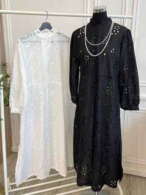 Ailani Eyelet Long Outerwear